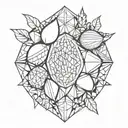 mango tattoo design idea