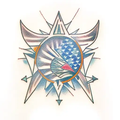 fan tattoo design idea