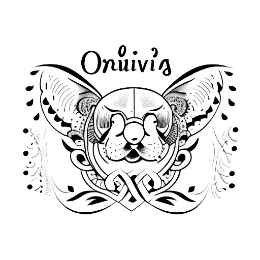 A minimalist tattoo of Olivia's name in elegant script tattoo design idea