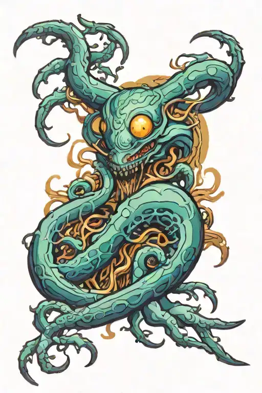 Eldritch Horror tattoo design idea