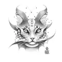 suminagashi tattoo design idea