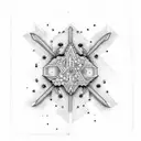 suminagashi tattoo design idea