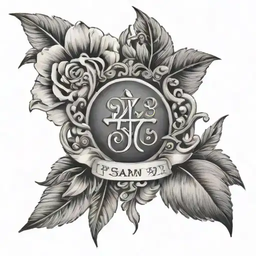 Psalm 3:7 tattoo design idea