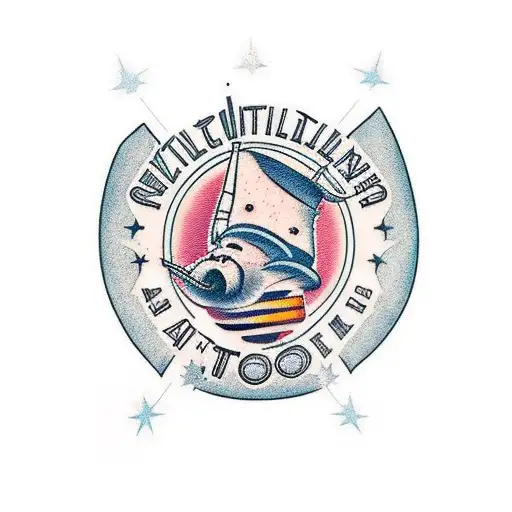 skyline of Rotterdam tattoo design idea