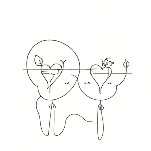 small tattoo. matching for best friends. tattoo design idea