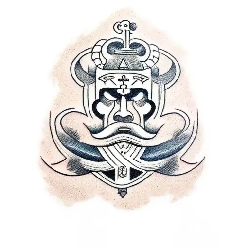 sparta ancient greece tattoo design idea