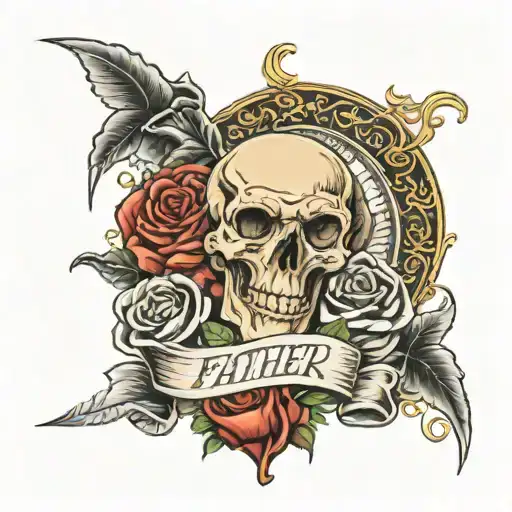 Tattoo memorial for father. He was a corporate man that loved old English and smoking  tattoo design idea