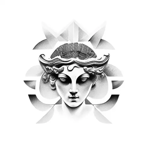 Greek sculpture  tattoo design idea