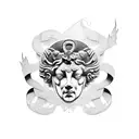 Greek sculpture  tattoo design idea