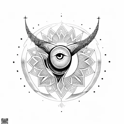 Evil Eye tattoo design idea