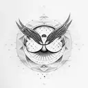 Evil Eye tattoo design idea