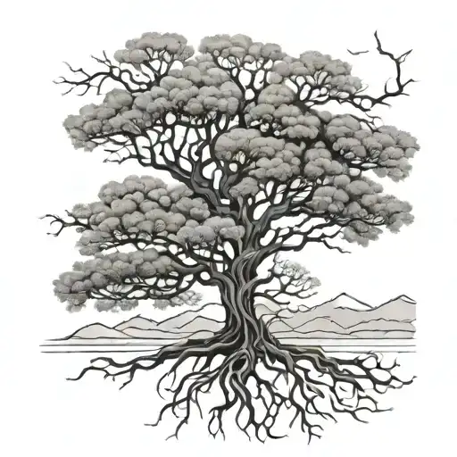 poision tree tattoo design idea