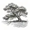 poision tree tattoo design idea