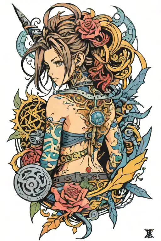 Anima Final fantasy x tattoo design idea