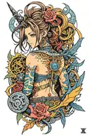 Anima Final fantasy x tattoo design idea