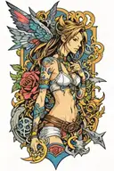 Anima Final fantasy x tattoo design idea