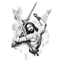 saint sebastian tattoo design idea