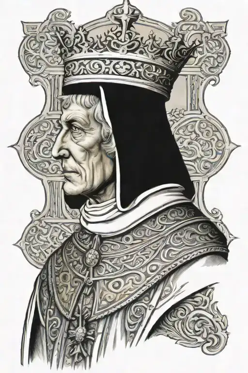 King Baldwin IV of Jerusalem tattoo design idea