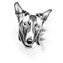 greyhound running  tattoo design idea