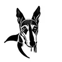 greyhound running  tattoo design idea