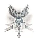 vulture tattoo design idea