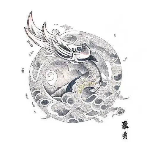 Lugia tattoo design idea