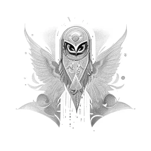 fenix woman tattoo design idea