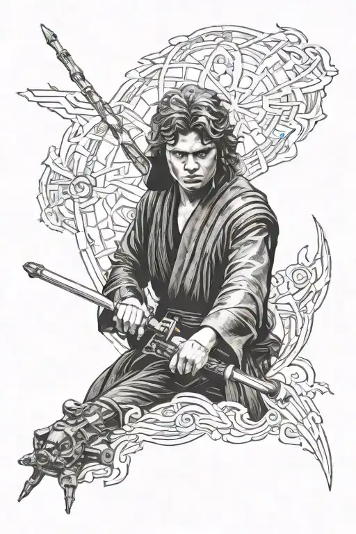 anakin skywalker tattoo design idea