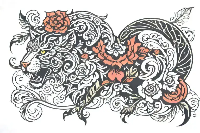 georgian borjgali tattoo design idea