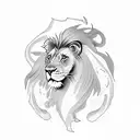 lion fighting dragon tattoo design idea