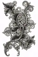 filigree design tattoo design idea