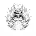 infernape, pokemon, 4th gen, 4 generation, pokemon evolution, moncherno chimpchar infernape, 3rd evolution tattoo design idea