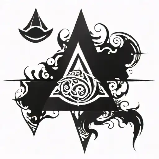 Assassins creed symbol tattoo design idea