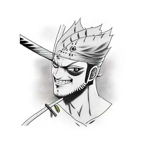 roronoa zoro tattoo design idea