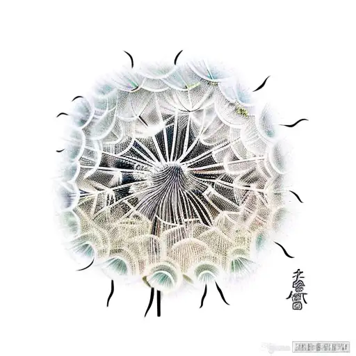Dandelion tattoo design idea