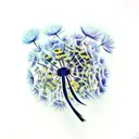 Dandelion tattoo design idea