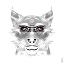 Japanese dog monkey ox rat tiger tattoo design idea