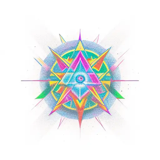 Heptagram  tattoo design idea