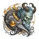 hades tattoo design idea