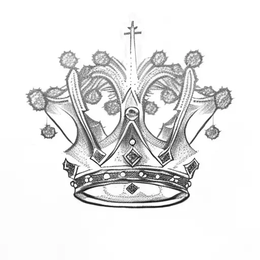 Queen's Crown tattoo design idea