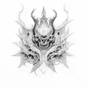 chaos to redemption tattoo design idea