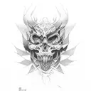 chaos to redemption tattoo design idea