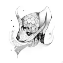 mary jane tattoo design idea