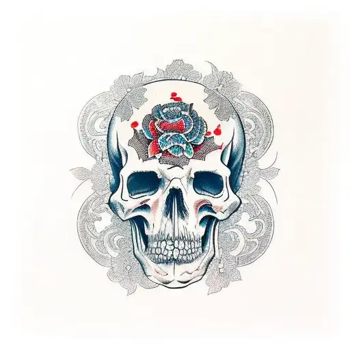 samuel con calaveras tattoo design idea