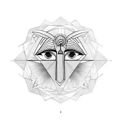 Eye of Horus tattoo design idea