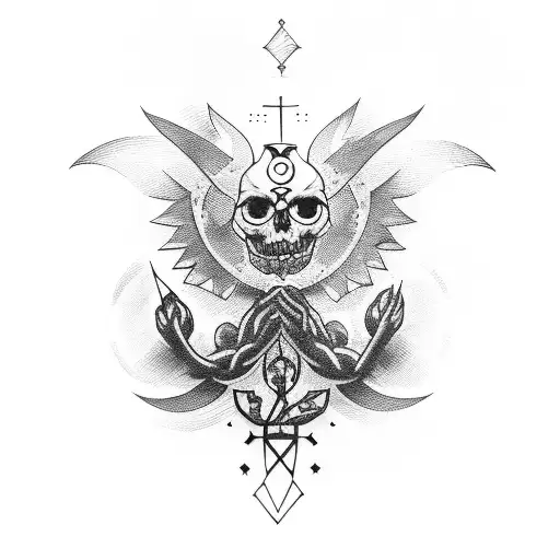 Communion of the cursed tattoo design idea