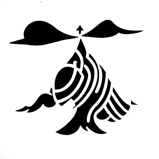 Rubix cube, tree of life, middle finger, the great wave, wood tattoo design idea