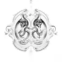 gemini zodiac sign tattoo design idea