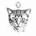 cat that passed away and reincarnated tattoo  tattoo design idea