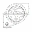 pale blue dot tattoo design idea